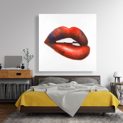 Canvas 48 x 48 - Beautiful red mouth