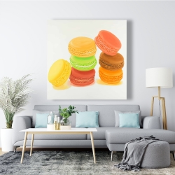 Canvas 48 x 48 - Delicious macaroons