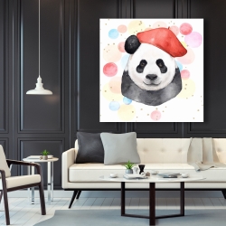 Toile 48 x 48 - Panda artiste