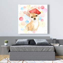 Canvas 48 x 48 - Chihuahua dog artist