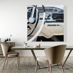 Canvas 48 x 48 - 1950s car dashboard