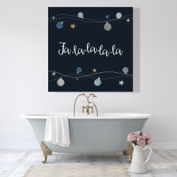 Toile 48 x 48 - Boules de noël vectoriel