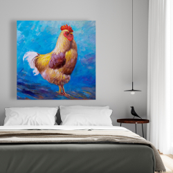 Canvas 48 x 48 - Beautiful rooster