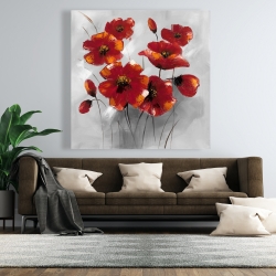 Canvas 48 x 48 - Anemone flowers
