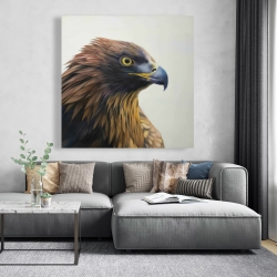 Toile 48 x 48 - Aigle à tête brune