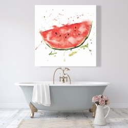 Toile 48 x 48 - Tranche de melon d'eau