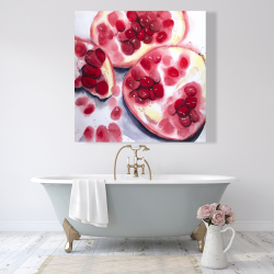 Canvas 48 x 48 - Pomegranate pieces