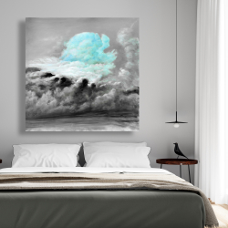 Canvas 48 x 48 - Blue clouds