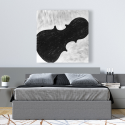 Canvas 48 x 48 - Violin silhouette