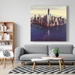 Canvas 48 x 48 - City of new-york vintage