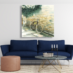 Canvas 48 x 48 - Old urban bicycle