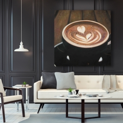 Toile 48 x 48 - Cappuccino artisanale