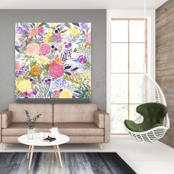 Toile 48 x 48 - Ensemble de fleurs