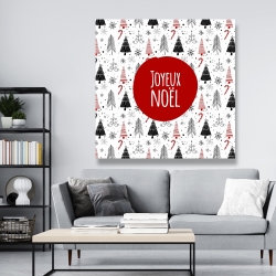 Toile 48 x 48 - Joyeux noël - fr