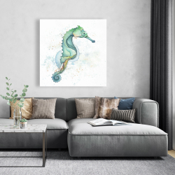 Canvas 48 x 48 - Sea horse