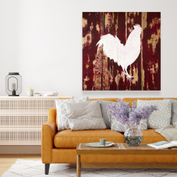 Canvas 48 x 48 - Rooster silhouette