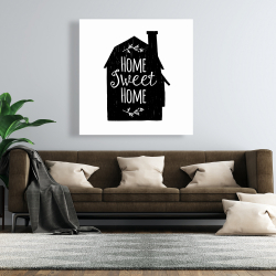 Toile 48 x 48 - Home sweet home