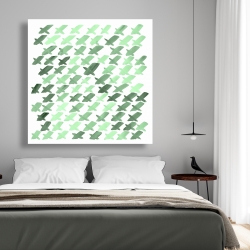 Canvas 48 x 48 - Green pattern x