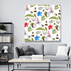 Canvas 48 x 48 - Tropical pattern