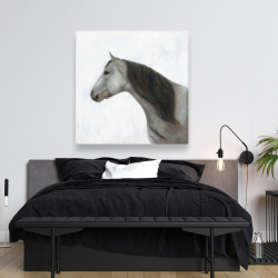 Toile 48 x 48 - Cheval hivernal