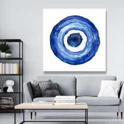 Toile 48 x 48 - Erbulus bleu l'œil du diable