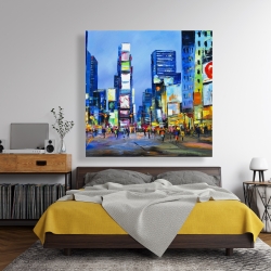 Toile 48 x 48 - Paysage urbain dans times square