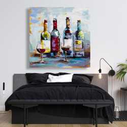 Toile 48 x 48 - Dégustation de vin