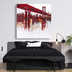 Canvas 48 x 48 - Red bridge