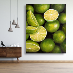 Canvas 48 x 60 - Basket of limes