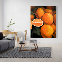 Canvas 48 x 60 - Fresh oranges