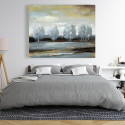 Canvas 48 x 60 - Grey landscape