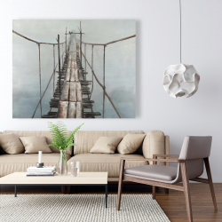 Canvas 48 x 60 - Old abandoned bridge