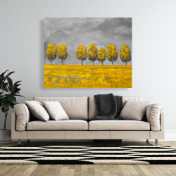 Canvas 48 x 60 - Trees in a field