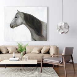 Toile 48 x 60 - Cheval hivernal