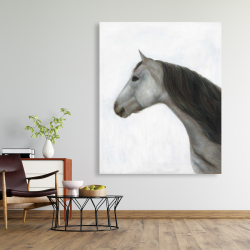 Toile 48 x 60 - Cheval hivernal