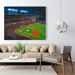 Toile 48 x 60 - Partie de baseball