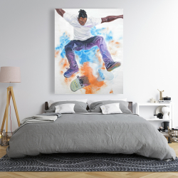 Toile 48 x 60 - Skateur