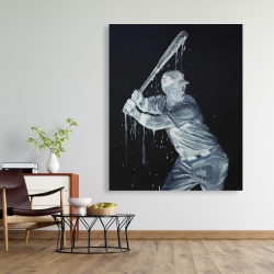 Toile 48 x 60 - Joueur de baseball