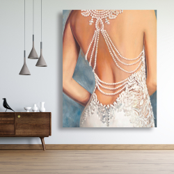 Canvas 48 x 60 - Wedding dress