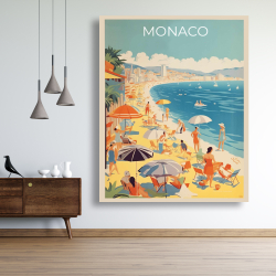 Toile 48 x 60 - Monaco