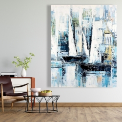 Canvas 48 x 60 - Industrial style boats