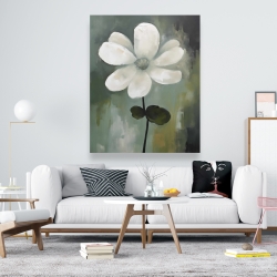 Canvas 48 x 60 - White flowers