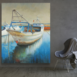 Canvas 48 x 60 - Fishing boat