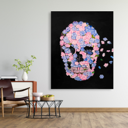 Canvas 48 x 60 - Flower skull