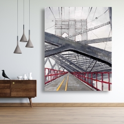 Toile 48 x 60 - Sous le pont brooklyn