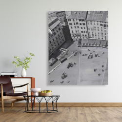 Toile 48 x 60 - Piazza del campo en italie