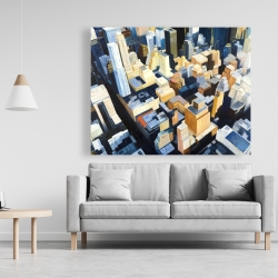 Canvas 48 x 60 - Manhattan view of the empire state building