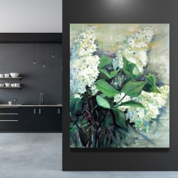 Canvas 48 x 60 - White lilacs