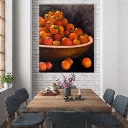 Toile 48 x 60 - Bol de tomates cerises