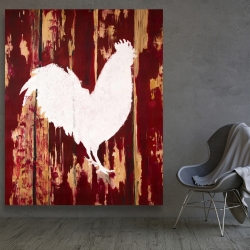 Canvas 48 x 60 - Rooster silhouette